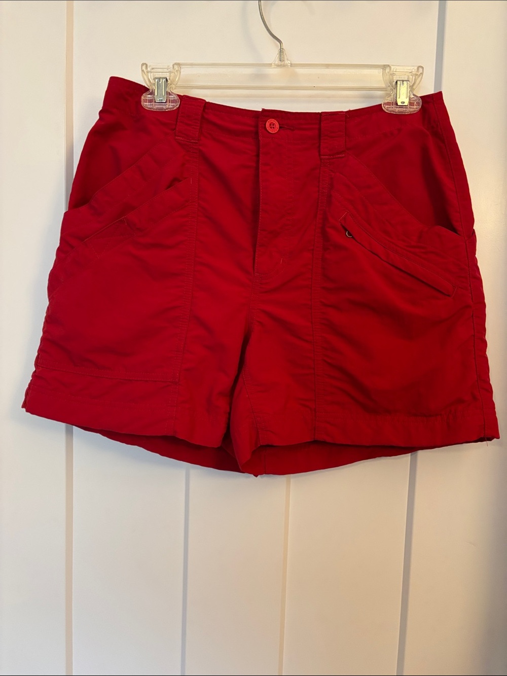 Royal Robbins Women's Red Utility Bermuda Shorts
